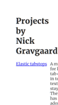 Mobile Screenshot of nickgravgaard.com